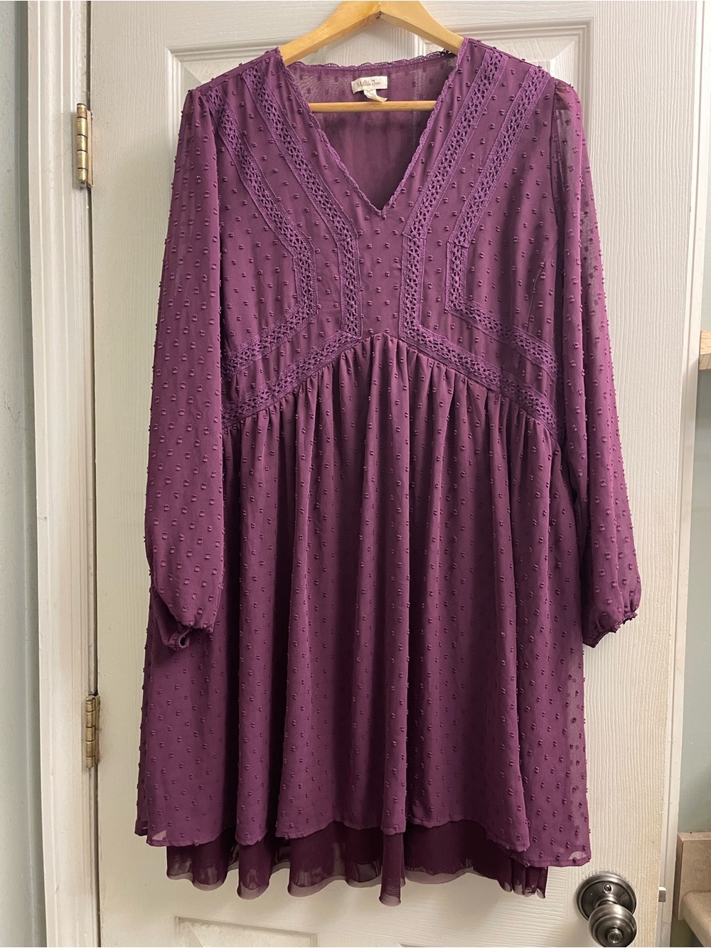Matilda Jane Plum Purple Long Sleeve Dress